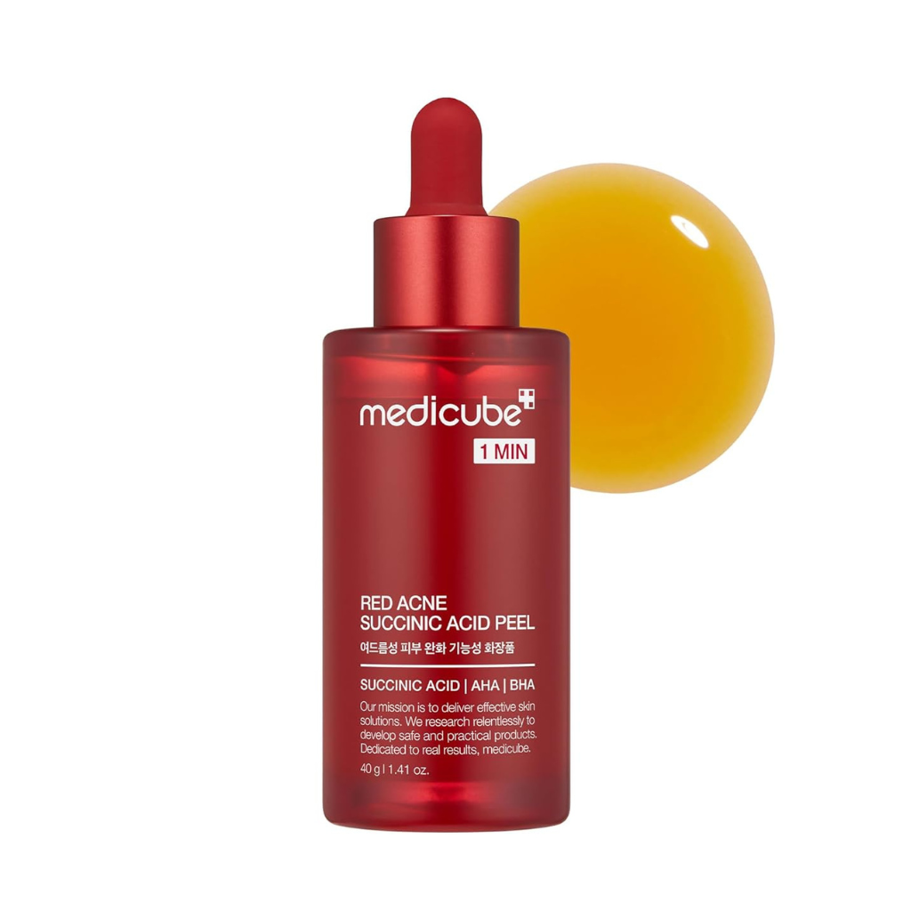 Medicube Red Succinic Acid Serum for Acne & Oil Control – Pore Minimizing Niacinamide Serum (UAE)