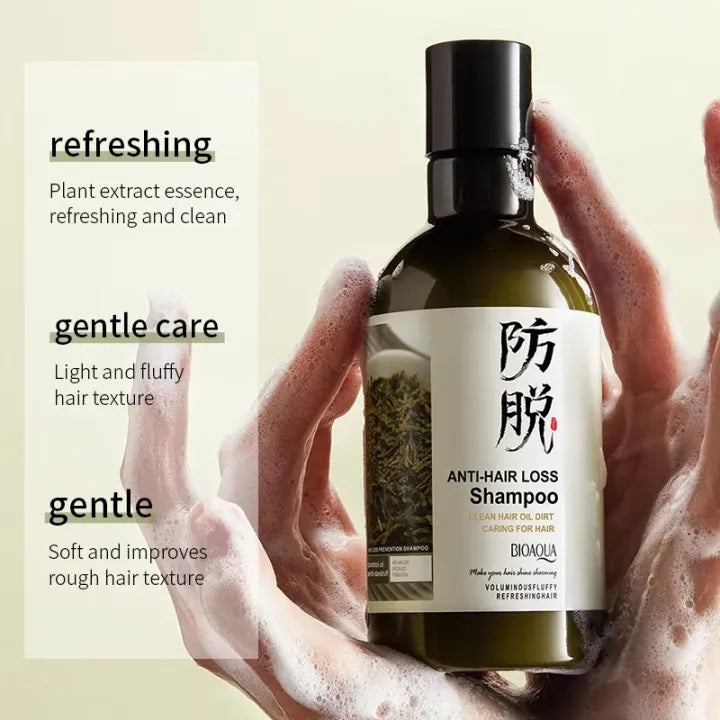 BIOAQUA Anti Hair Loss Shampoo – Hair Fall Control, Hair Growth & Strengthening Repair Formula (UAE)