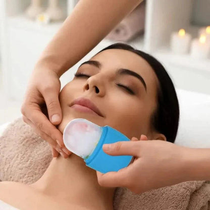 Face Glow Ice Roller – Skin Tightening & Puffiness Relief Tool for Glowing, Refreshing Skin ( UAE)