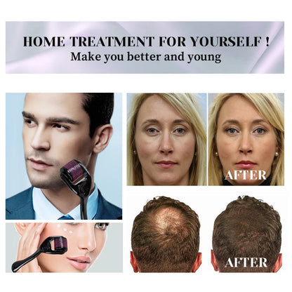 Derma Roller System – Microneedling Skin & Hair Growth Roller for Acne Scars, Beard Growth & Skin Rejuvenation (UAE)