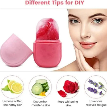 Face Glow Ice Roller – Skin Tightening & Puffiness Relief Tool for Glowing, Refreshing Skin ( UAE)