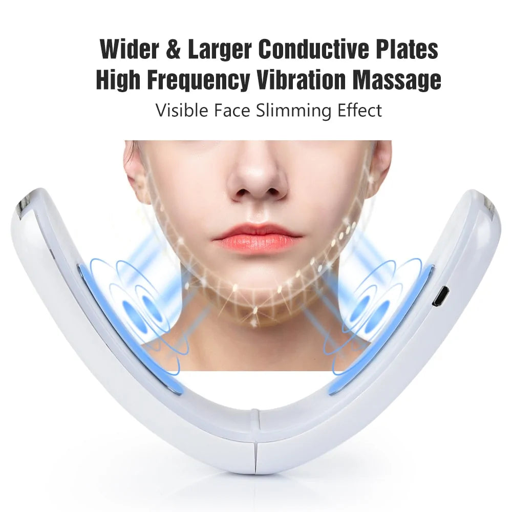 3-in-1 Microcurrent IPL Facial Lifting Massager – Skin Tightening, Anti-Aging & Face Contouring Device (UAE)