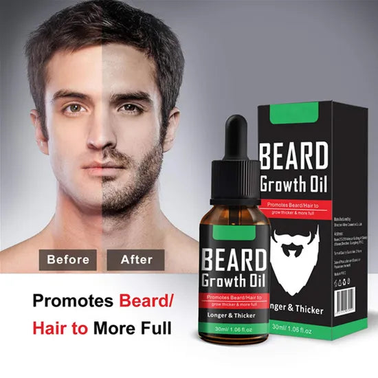 Love Jojo Beard Growth Oil – Fast Beard Growth, Thicker & Fuller Beard Serum for Men (UAE)