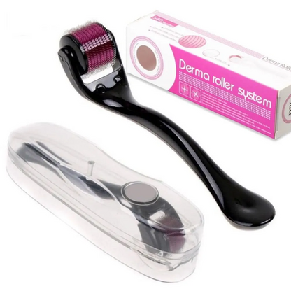 Derma Roller System – Microneedling Skin & Hair Growth Roller for Acne Scars, Beard Growth & Skin Rejuvenation (UAE)