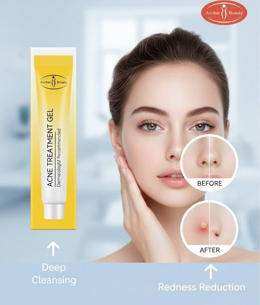 Aichun Beauty Acne Treatment Gel – Fast-Acting Pimple Remover & Oil Control Face Gel (UAE)