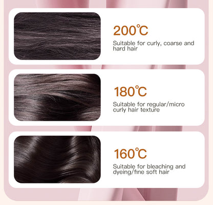 Mini Wireless Hair Straightener Comb – Portable Rechargeable Anti-Frizz Styling Brush (UAE)