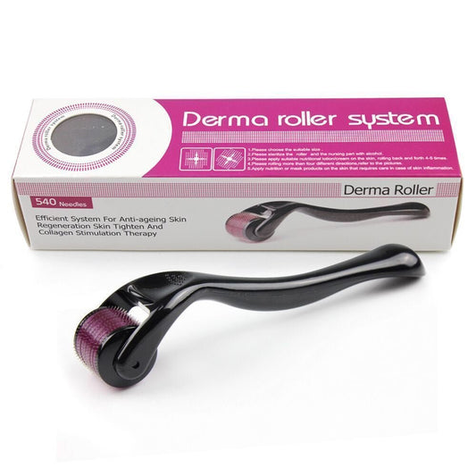 Derma Roller System – Microneedling Skin & Hair Growth Roller for Acne Scars, Beard Growth & Skin Rejuvenation (UAE)