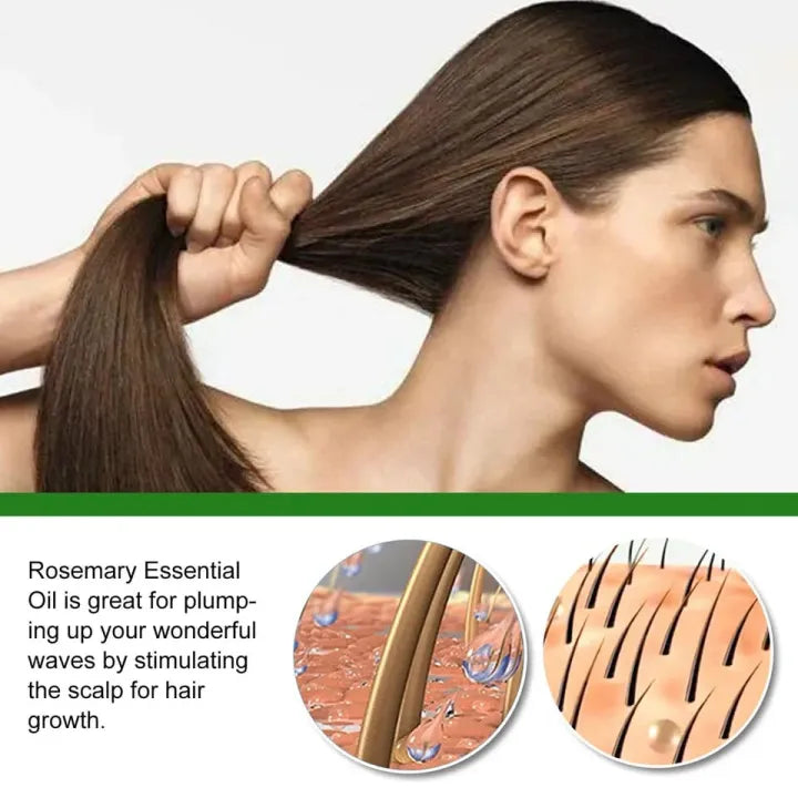 Rosemary Hair Growth Essential Oil – Anti Hair Fall Treatment, Scalp Nourishing & Thickening Oil for Strong, Healthy Hair (UAE)