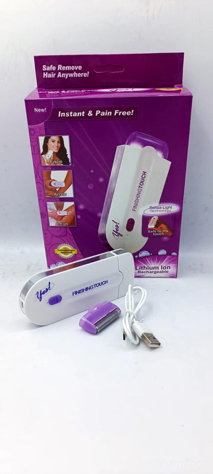 Finishing Touch Hair Epilator for Women – Painless Facial Hair Remover, Portable Electric Trimmer for Face, Eyebrows & Upper Lip (UAE)