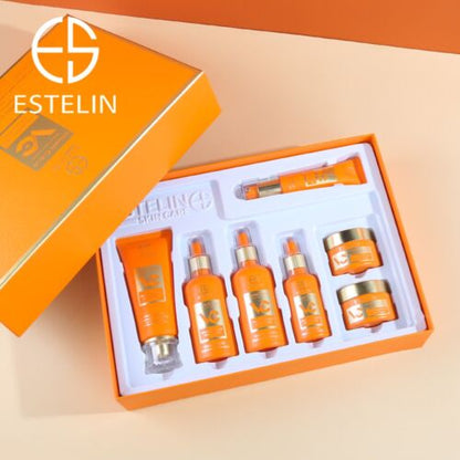 Vitamin C Brightening &Anti-Aging Skincare Set (7-in-1 Complete Routine) (UAE)